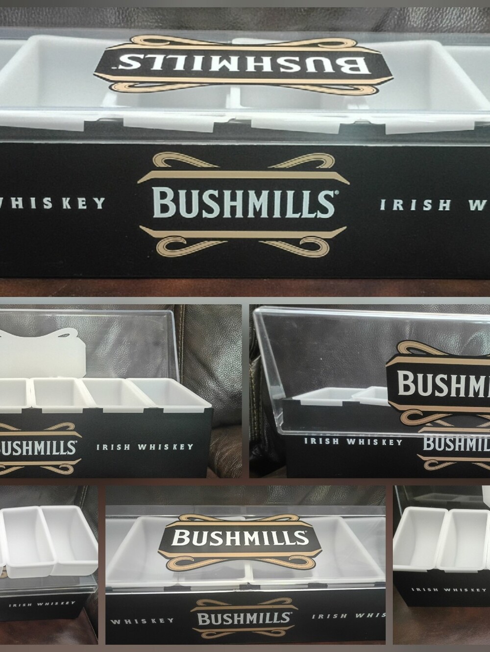 Bushmills Irish whiskey garnish bar caddy promotional bar swag merchandise